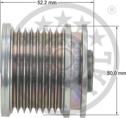 Optimal F5-1111 - Ремъчна шайба, генератор vvparts.bg