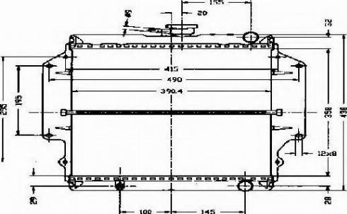 Ordonez 1020434815 - Радиатор, охлаждане на двигателя vvparts.bg