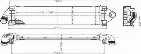 Ordonez 2066573 - Интеркулер (охладител за въздуха на турбината) vvparts.bg