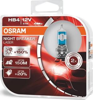 Osram 9006NL-HCB - Крушка с нагреваема жичка, фар за дълги светлини vvparts.bg