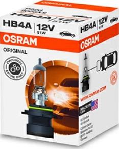 Osram 9006XS - Крушка с нагреваема жичка, фар за дълги светлини vvparts.bg
