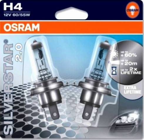 Osram 64193SV2-02B - Крушка с нагреваема жичка, фар за дълги светлини vvparts.bg