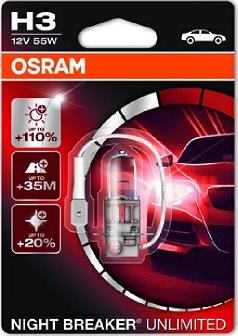 Osram 64151NBU-01B - Крушка с нагреваема жичка, фар за дълги светлини vvparts.bg