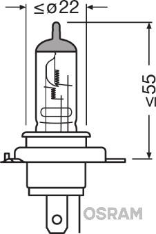 Osram 64185NR5 - Крушка с нагреваема жичка, главни фарове vvparts.bg