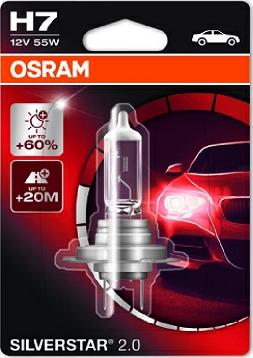 Osram 64210SV2-01B - Крушка с нагреваема жичка, фар за дълги светлини vvparts.bg