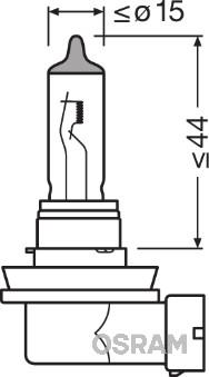 Osram 64211L+ - Крушка с нагреваема жичка, фар за дълги светлини vvparts.bg