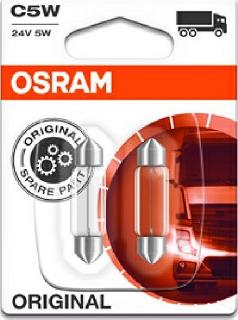 Osram 6423-02B - Крушка с нагреваема жичка, светлини на рег. номер vvparts.bg