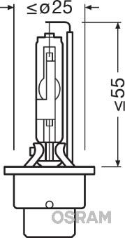 Osram 66250CBI - Крушка с нагреваема жичка, фар за дълги светлини vvparts.bg