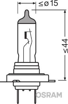 Osram 62261SBP - Крушка с нагреваема жичка, фар за дълги светлини vvparts.bg