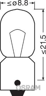 Osram 3930TSP - Крушка с нагреваема жичка, мигачи vvparts.bg