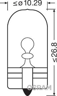 Osram 2825ULT - Крушка с нагреваема жичка, мигачи vvparts.bg