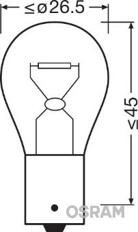 Osram 7506-02B - Крушка с нагреваема жичка, мигачи vvparts.bg