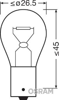 Osram 7507ULT - Крушка с нагреваема жичка, мигачи vvparts.bg