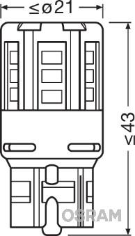 Osram 7705R-02B - Крушка с нагреваема жичка vvparts.bg