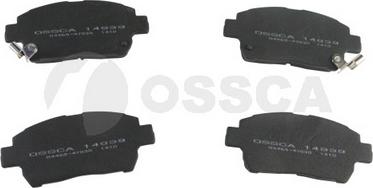 OSSCA 14939 - Комплект спирачно феродо, дискови спирачки vvparts.bg