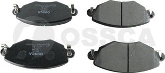 OSSCA 21879 - Комплект спирачно феродо, дискови спирачки vvparts.bg
