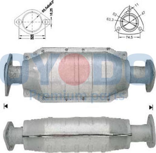 Oyodo 10N0046-OYO - Катализатор vvparts.bg