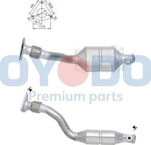 Oyodo 10N0059-OYO - Катализатор vvparts.bg