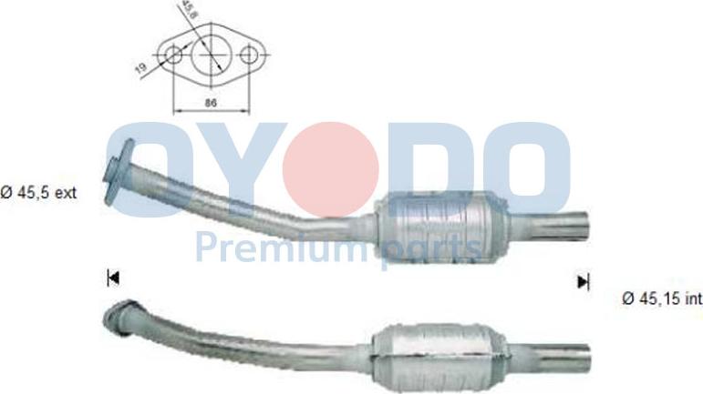 Oyodo 10N0056-OYO - Катализатор vvparts.bg