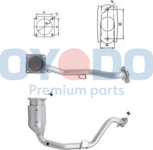 Oyodo 10N0069-OYO - Катализатор vvparts.bg