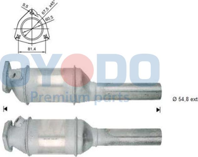 Oyodo 10N0064-OYO - Катализатор vvparts.bg