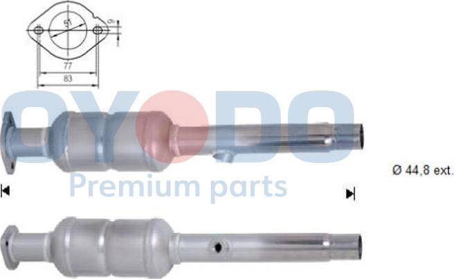 Oyodo 10N0083-OYO - Катализатор vvparts.bg