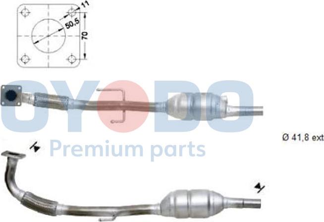 Oyodo 10N0029-OYO - Катализатор vvparts.bg