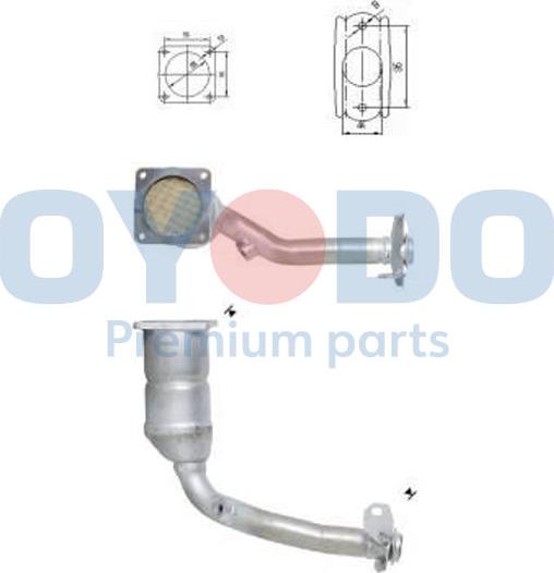 Oyodo 10N0027-OYO - Катализатор vvparts.bg