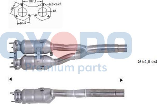 Oyodo 10N0144-OYO - Катализатор vvparts.bg