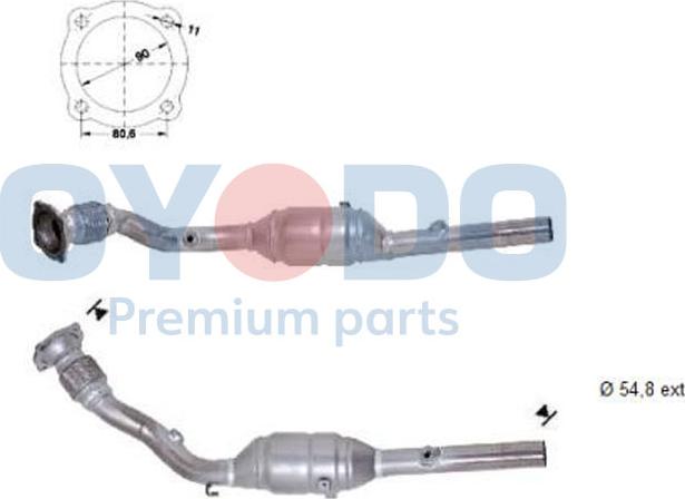 Oyodo 10N0141-OYO - Катализатор vvparts.bg