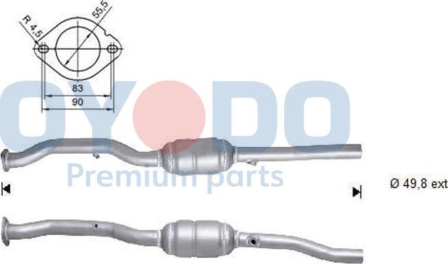 Oyodo 10N0118-OYO - Катализатор vvparts.bg