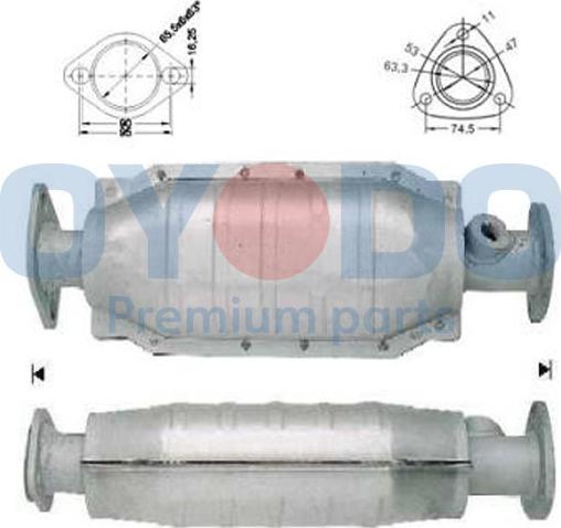 Oyodo 10N0138-OYO - Катализатор vvparts.bg