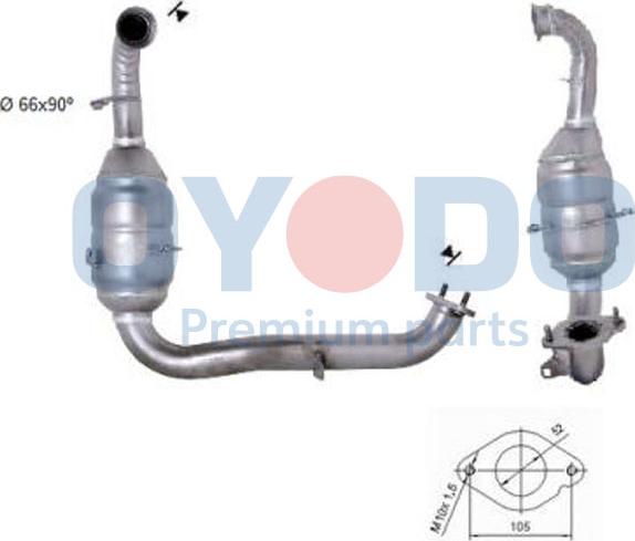 Oyodo 20N0055-OYO - Катализатор vvparts.bg