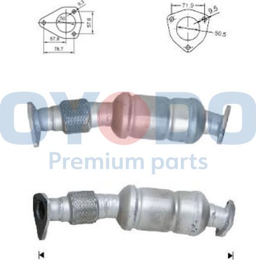 Oyodo 20N0015-OYO - Катализатор vvparts.bg