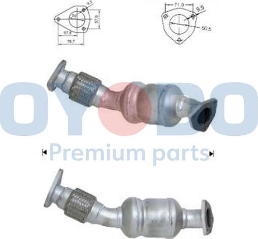 Oyodo 20N0017-OYO - Катализатор vvparts.bg