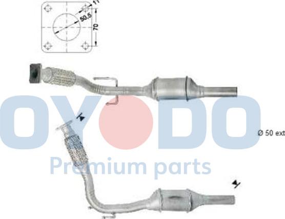 Oyodo 20N0076-OYO - Катализатор vvparts.bg