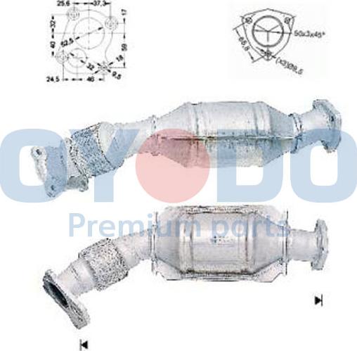 Oyodo 20N0077-OYO - Катализатор vvparts.bg