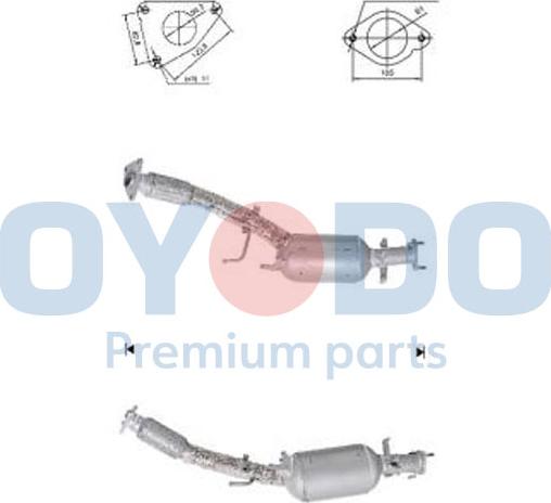 Oyodo 20N0101-OYO - Филтър за сажди / твърди частици, изпускателна система vvparts.bg