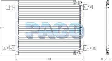 PACO CL5392 - Кондензатор, климатизация vvparts.bg