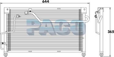 PACO CL3904 - Кондензатор, климатизация vvparts.bg