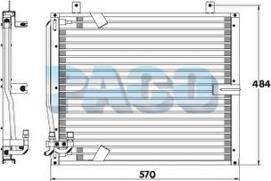 PACO CL3029 - Кондензатор, климатизация vvparts.bg