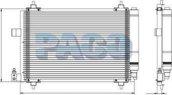 PACO PL5531/RD - Кондензатор, климатизация vvparts.bg