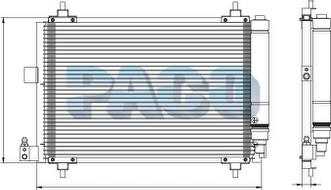 PACO PL5532/RD - Кондензатор, климатизация vvparts.bg