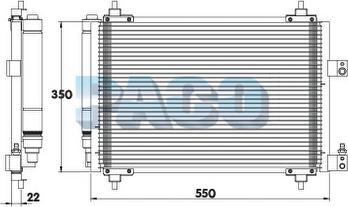 PACO PL5629/RD - Кондензатор, климатизация vvparts.bg