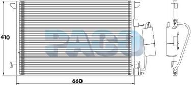 PACO PL5198/RD - Кондензатор, климатизация vvparts.bg