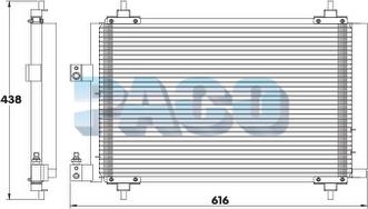 PACO PL5347 - Кондензатор, климатизация vvparts.bg
