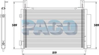 PACO PL5260 - Кондензатор, климатизация vvparts.bg