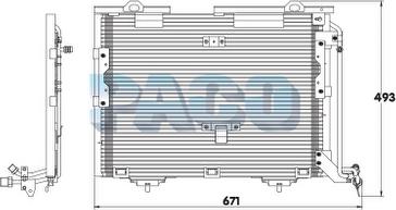 PACO PL3438 - Кондензатор, климатизация vvparts.bg