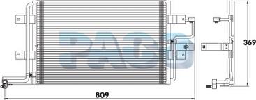 PACO PL3182 - Кондензатор, климатизация vvparts.bg