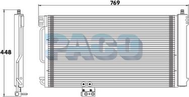 PACO PL3275 - Кондензатор, климатизация vvparts.bg